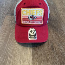 47 Brand  Vintage Chiefs Trucker Hat