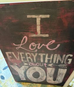 Decorative Artwork Sign