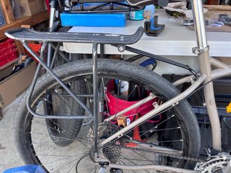 Rear aluminum bike rack