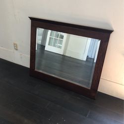 Oak Mirror