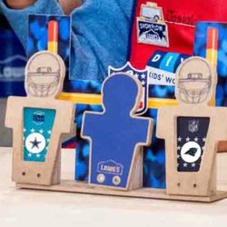 Lowes Scoreboard Football Spirit Board Kids Workshop DIY with Patch September 2025