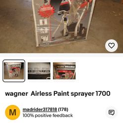 Wagner Twin Stroke Model 1700 Airless Paint Sprayer