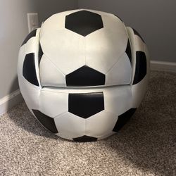 Kids Leather Soccer Ball Chair 
