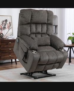 Brand New 3-Motor Zero Gravity Power Lift Recliner Sofa with Armrest Storage, Massage and Heating