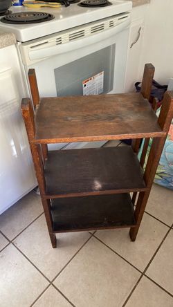 Vintage mission bookcase