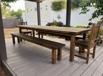 Heavy Duty Family Dining Table – Seats 6–10