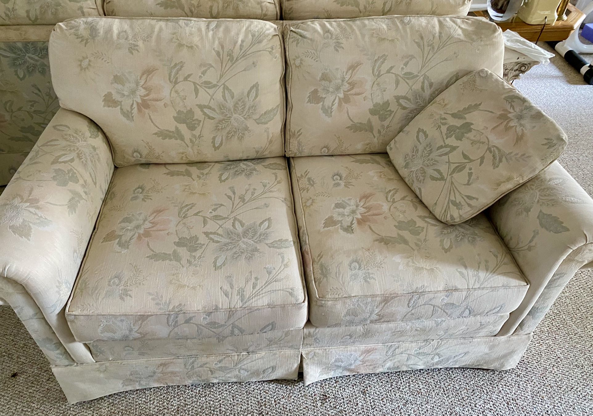 Quality sofa and loveseat