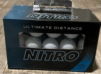 Nitro Ultimate Distance 45 Count White Golf Balls