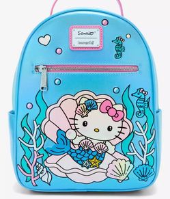 Loungefly Sanrio Hello Kitty Mermaid Metallic Mini Backpack — BoxLunch Exclusive