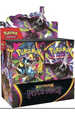 Pokemon Mega Evolution Pitch Black Booster Box Factory Sealed