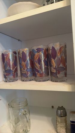 Gold Accent,10oz. Glasses. S.W.Arl