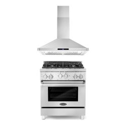 LUXURY KITCHEN APPLIANCES - New Open Box RANGE OVEN COOKTOP HOOD 