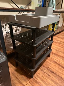 Desk monitor stands