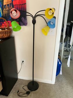 5 light floor lamp