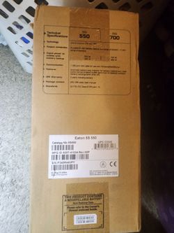 Eaton 5S 550 Battery backup / UPS