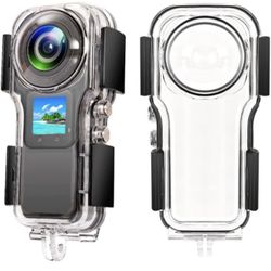 Waterproof Case 50M Underwater Diving Protective Case for Insta360 ONE RS 1 inch 360 Edition