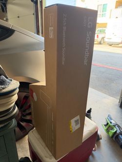 LG s40t sound bar with subwoofer.
