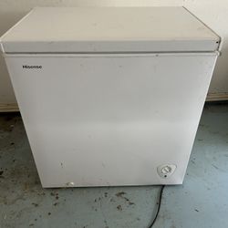 Hisense 5 Cubic Foot chest freezer,