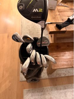 Golf clubs.