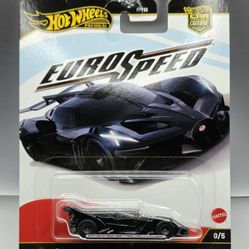 CHASE! Hot Wheels CAR CULTURE EURO SPEED #0/5 BLACK BUGATTI BOLIDE