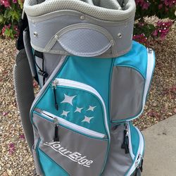 Tour Edge 10 way cart Golf Bag  With cooler pocket and Rain Hood   🏆