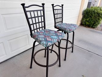 High End Aluminum Patio Bar Stools