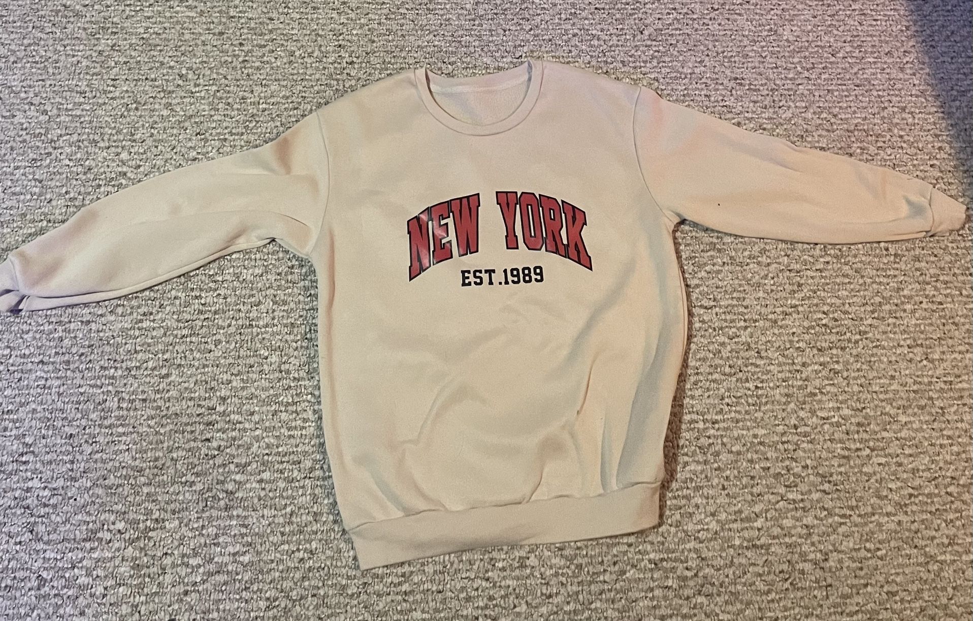 New York Est.1989 Sweatshirt Red/light Brown