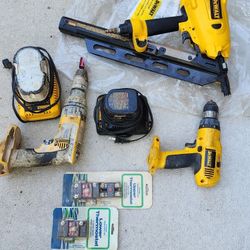 Craftman And DEWALT Power Tools 