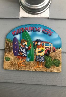 PARROTHEAD MARGARITAVILLE BOARD MEETING SIGN