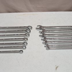 This is a vintage Craftsman 14-piece combination wrench 