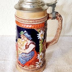 VINTAGE GERZ BEER STEIN MADE IN WEST GERMANY 