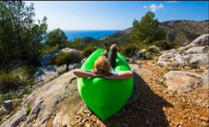 Air Couch, inflatable lounge chair (Green)