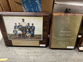 Coach Plaques
