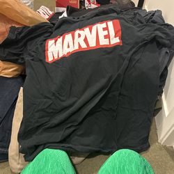 marvel shirt men size large