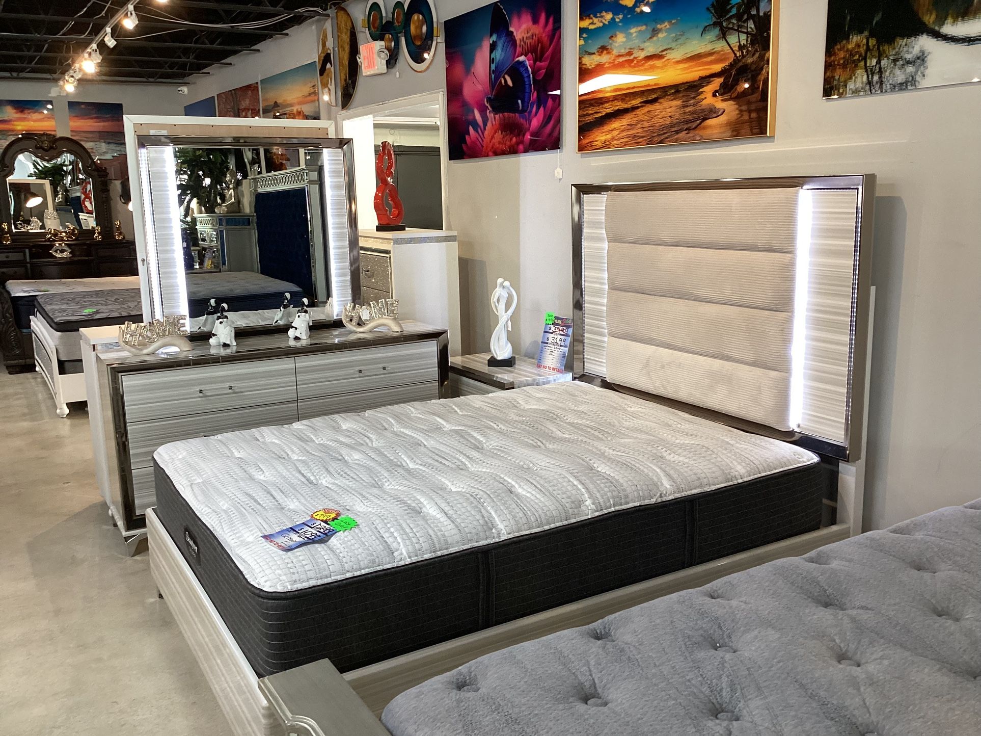 Beautiful Furniture Bedroom 5Pc Set On Sale Now $1999