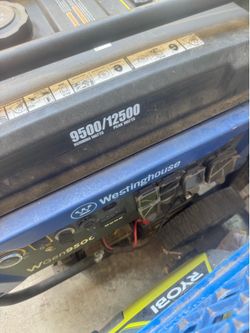 Westinghouse 12500 generator