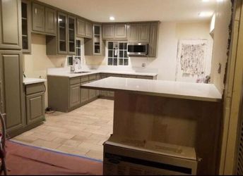 Kitchen cabinets