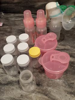 Breast Pump And Bottles