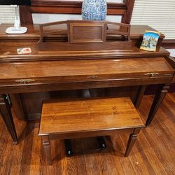 Beautiful Condition Piano And Bench 