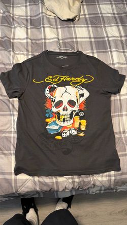 Ed Hardy Skull Graphic T-Shirt
