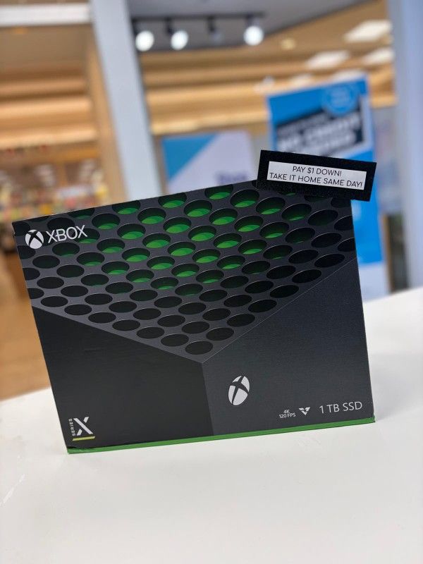 Xbox Series X Gaming Console New - Pay $1 DOWN AVAILABLE - NO CREDIT NEEDED