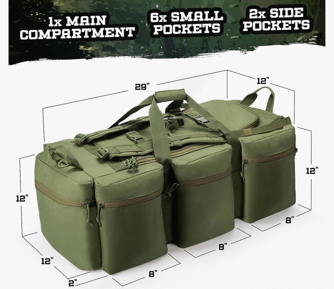 Military Duffle Bag Deployment Bag/Camping Bag