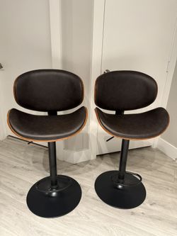 Set of 2 Modern Bar Stools