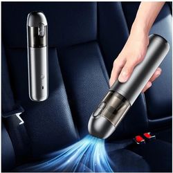 Small Lightweight Car Vacuum Cleaner No Cord To Pick Up And Use Cleaning Machine Strong Suction Power Can Be Used In Cars Small Cleaner Hand Vacuum Co