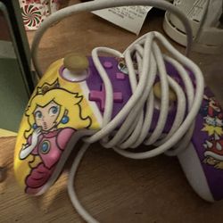 Nintendo Switch With Princess Peach Controller And Brand New Original Charger