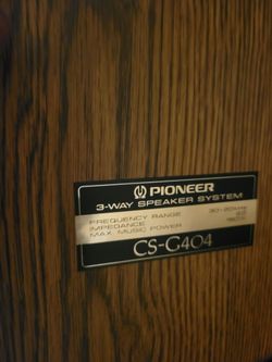 Vintage Pioneer CS-G404