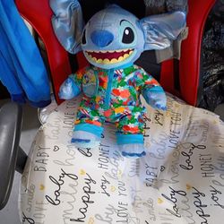 Build-A-Bear Disney's 100th Stitch Stuffy In Tropical Suit
