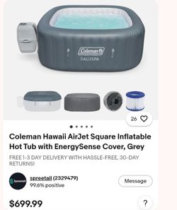 4 person inflatable spa