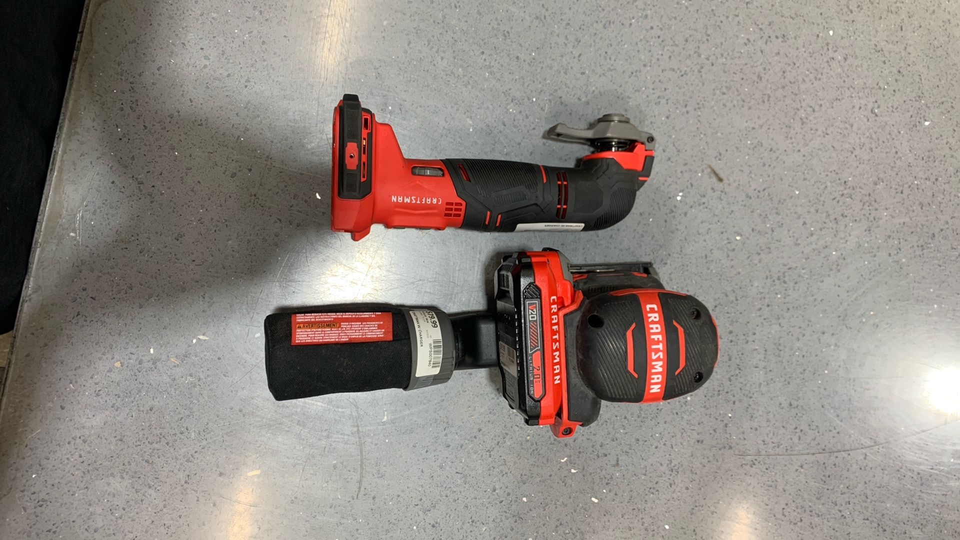 CRAFTSMAN V20 Cordless Oscillating Tool/ Craftsman V20* Cordless 1/4-inch Sheet Sander