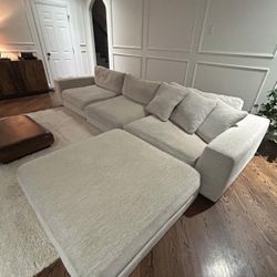 Large 4 Piece Modular Sectional 